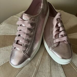 Keds Shimmering Rose Pink 🩷metallic Sneakers SZ 11